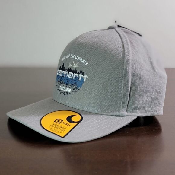 Carhartt Force Women\'s Cap One-Size Unisex Gray White Blue Brand New